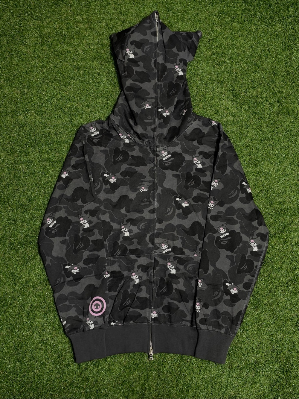 Black Hello Kitty Bape Zip Up